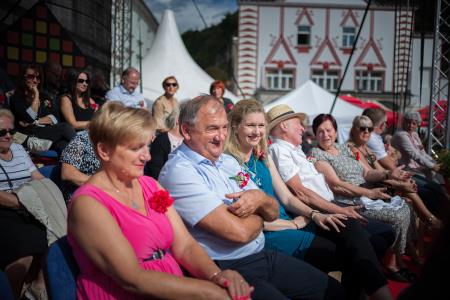 Izjemen obisk zaznamoval 50. Dneve narodnih noš in oblačilne dediščine v Kamniku (Blaž T. Muc)  (38)